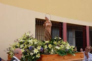 Procesión religiosa por el Valle de Jinámar-Telde (Foto F.J. Santana)